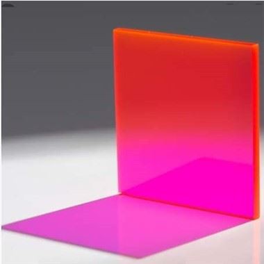Fluoreszierende Plexiglasplatten